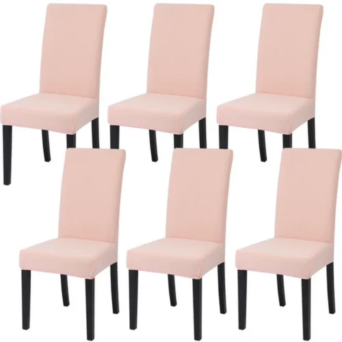 P-87213236356190-20260405184745.webp Unyqoos® Set van 6 Rekbare Stoelhoezen voor Eetkamer en Feestelijke Gelegenheden