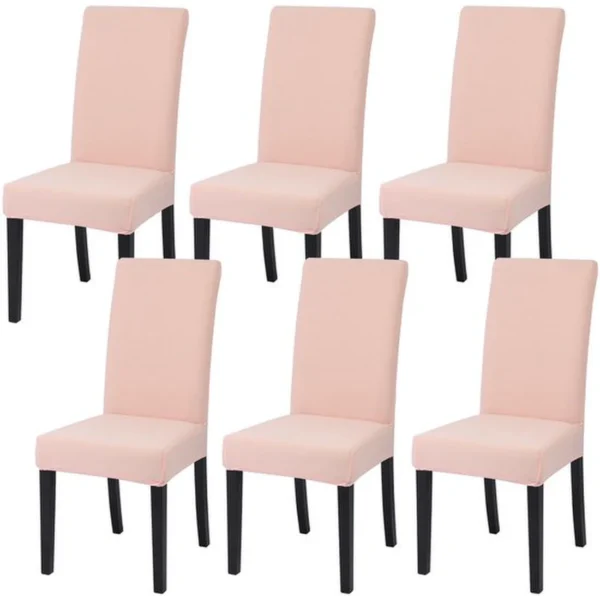 Unyqoos® Set van 6 Rekbare Stoelhoezen voor Eetkamer en Feestelijke Gelegenheden