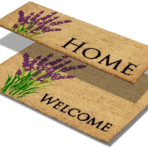 Unyqoos® Antislip en antibacteriële kokos deurmat set voor binnengebruik in diverse afmetingen