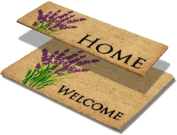 Unyqoos® Antislip en antibacteriële kokos deurmat set voor binnengebruik in diverse afmetingen
