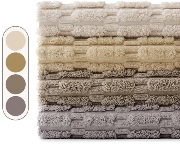 Unyqoos® Set van vier elegante kussenhoezen in grijsbruin voor diverse ruimtes