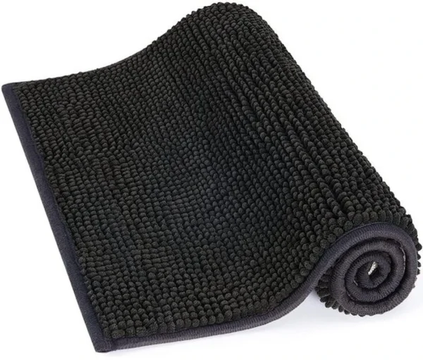 P-87213236391050-20260405140210.webp Unyqoos® Ultrazachte Antislip Chenille Badmat voor Optimaal Comfort en Veiligheid in Uw Badkamer