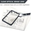Unyqoos® Vouwbare leesloep met LED-verlichting en 5x vergrotende lens voor senioren
