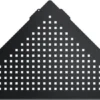 P-87213236442222-20260405173944.webp Unyqoos® Set van twee zwarte hoekdoucheplanken voor efficiënte badkamerorganisatie