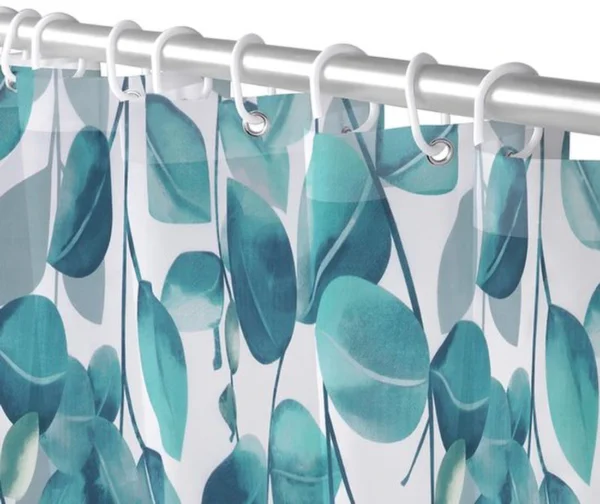 Unyqoos® Waterdicht en Schimmelwerend Douchegordijn met Groene Bladeren voor Badkamer en Badkuipen
