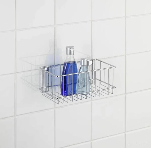 P-87213236469051-20260406082211.webp Unyqoos® Wandrek voor badkameraccessoires van verchroomd staal met hoge wanden
