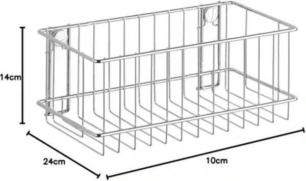 P-87213236469052-20260406082216.webp Unyqoos® Wandrek voor badkameraccessoires van verchroomd staal met hoge wanden