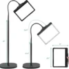 Unyqoos® Oplaadbaar vergrootglas met led-verlichting en flexibele zwanenhals voor veelzijdig gebruik extra lang