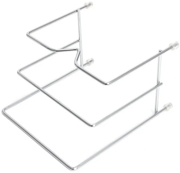 P-87213236487944-20260406100714.webp Unyqoos® Ruimtebesparende roestvrijstalen houder voor deksel en snijplank
