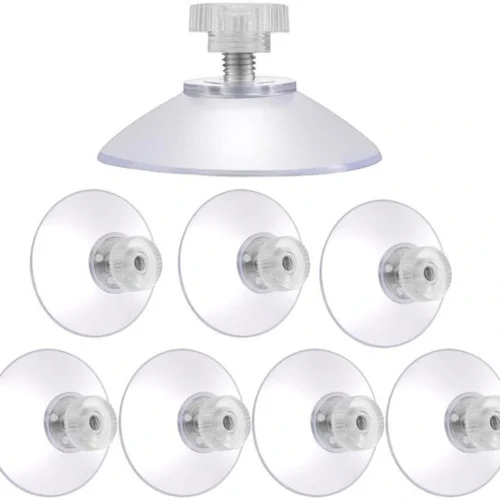 P-87213236502540-20260406120751.webp Unyqoos® Set van 8 transparante zuignappen met schroefdraad voor diverse toepassingen