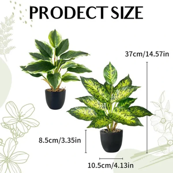 P-87213236507734-20260405141947.webp Unyqoos® Set van twee levensechte kunstplanten voor diverse interieurstijlen