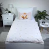 Unyqoos® Complete Kinderbeddengoedset van Hoogwaardige Katoen voor Kleuters en Baby's, Bosdierenmotief