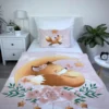 Unyqoos® Complete Kinderbeddengoedset van Hoogwaardige Katoen voor Kleuters en Baby's, Bosdierenmotief