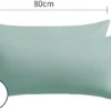 P-87213236565531-20260406114026.webp Unyqoos® Katoenen kussenslopen set van 2, ademend en zacht, 40 x 80 cm, met ritssluiting, saliegroen