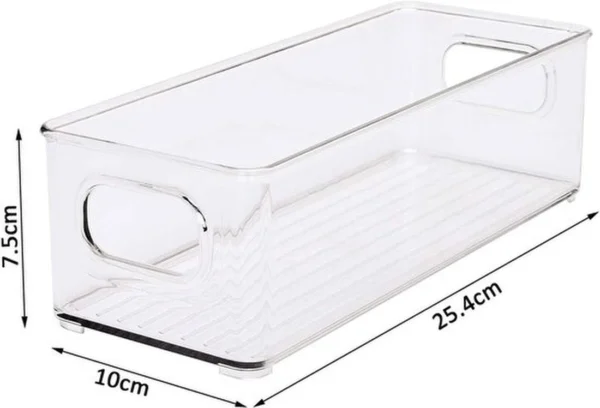 P-87213236604992-20260406100758.webp Unyqoos® Set van acht transparante opbergdozen voor koelkast en voorraadkast
