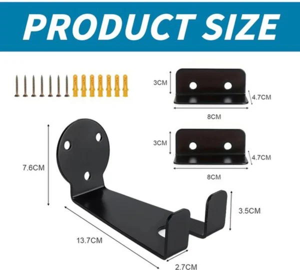 Unyqoos® Fiets Wandbevestiging, Solide Fietshouder voor Diverse Fietsen, Sterk Belastbare Wandhaken