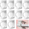 Unyqoos® Set van 10 Zelfklevende Gordijnstanghouders voor Eenvoudige Installatie