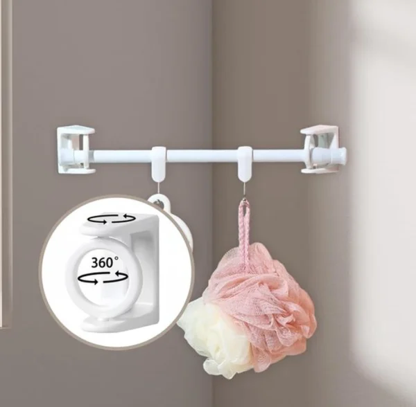 Unyqoos® Set van 10 Zelfklevende Gordijnstanghouders voor Eenvoudige Installatie