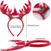 Unyqoos® Feestelijke Haaraccessoires en Brillen Set voor Kerstmis Versiering