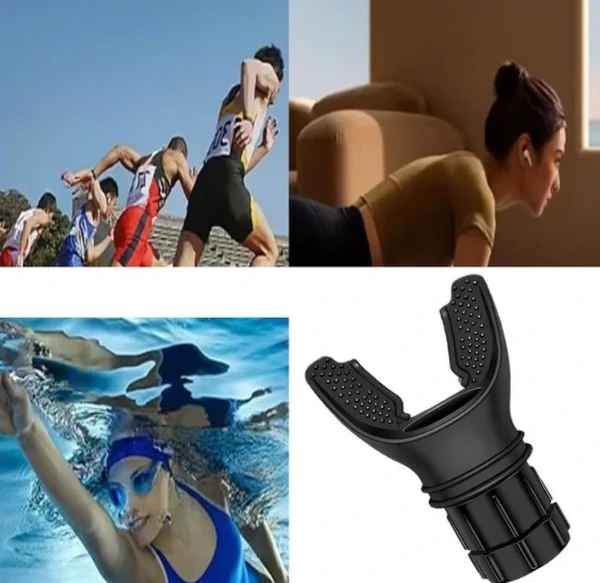 Unyqoos® Draagbare ademtrainer voor longcapaciteit en uithoudingsvermogen verbeteren