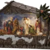 Unyqoos® Decoratieve LED waterlantaarn met kribbe en timer voor sfeervol interieur