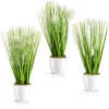 P-87213236665140-20260405142242.webp Unyqoos® Set van drie decoratieve kunstplanten in keramische pot voor binnengebruik