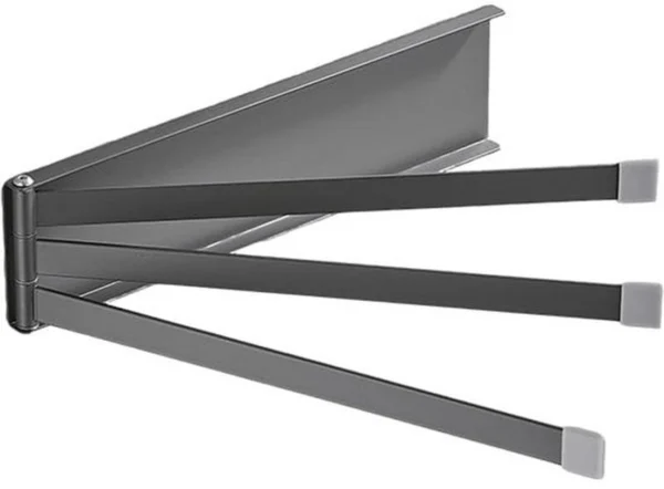 P-87213236681818-20260405181900.webp Unyqoos® Verstelbare handdoekhouder voor wandmontage met drie draaibare armen