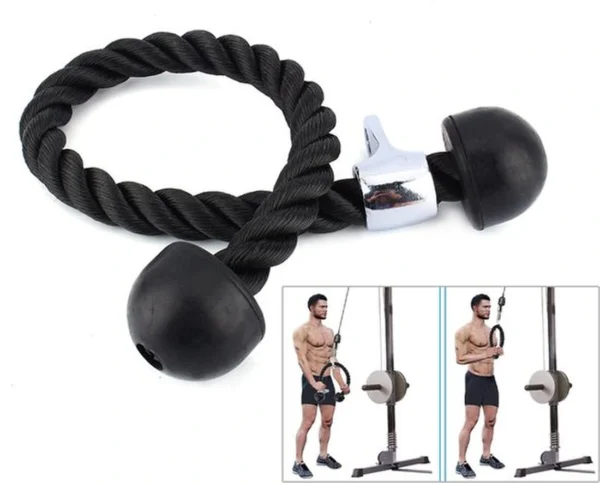Unyqoos® Zwart trainingskoord van 27 inch voor veelzijdige fitnessoefeningen thuis en in de sportschool