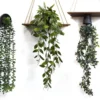 Unyqoos® Set van drie levensechte kunstplanten in pot voor diverse interieurdecoraties