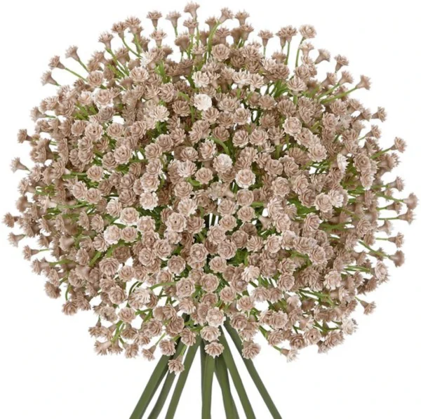 Unyqoos® Set van 10 Gypsophila Kunstbloemen voor Diverse Decoratieve Toepassingen