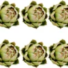 P-87213236721190-20260405135456.webp Unyqoos® Set van 6 Realistische Kunstmatige Artisjokken voor Decoratie en Styling