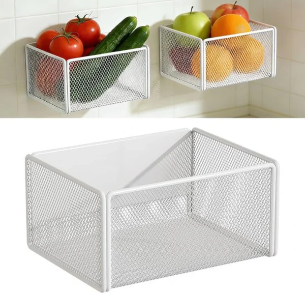 P-87213236761790-20260406101727.webp Unyqoos® Wit magnetisch keukenrek voor kruiden en meer zonder boren