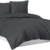 Unyqoos® Beddengoed Set Antraciet 135x200 cm 100% Katoen Luxe Slaapcomfort