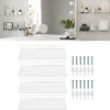 P-87213236817843-20260406082031.webp Unyqoos® Set van vier transparante acryl zwevende planken voor stijlvolle wandopslag