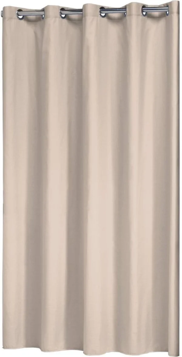 Unyqoos® Stijlvol Douchegordijn met Natuurlijke Materiaalmix van Katoen en Polyester, 180 x 200 cm
