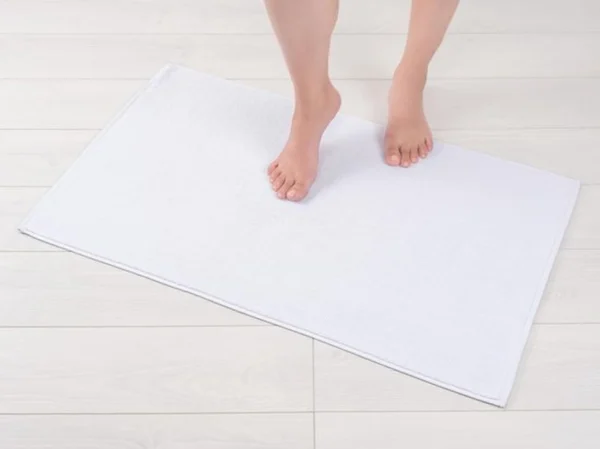 Unyqoos® Zachte en Absorberende Antislip Badmat van 100% Katoen voor Luxe Badkamerervaring
