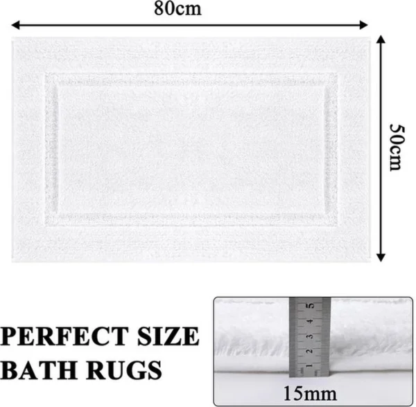 P-87213236858674-20260405141906.webp Unyqoos® Zachte en Waterabsorberende Badmat met Antislip voor Douche en Toilet