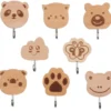Unyqoos® Charmante zelfklevende wandhaken met dierenontwerp voor elke ruimte