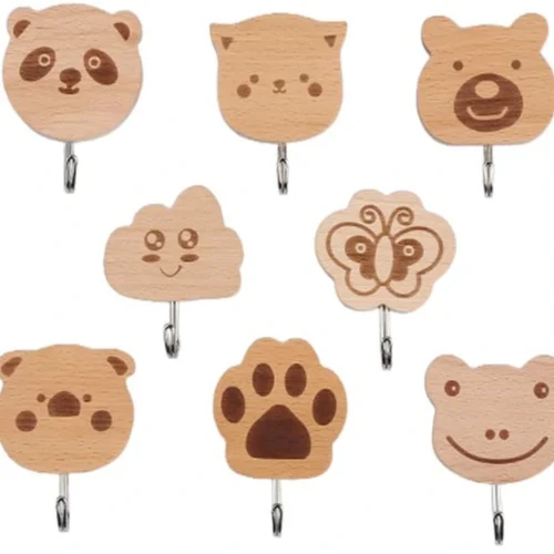 Unyqoos® Charmante zelfklevende wandhaken met dierenontwerp voor elke ruimte