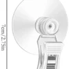 Unyqoos® Set van 6 Transparante Zuignapclips voor Diverse Toepassingen in Huis en Kantoor