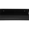 Unyqoos® Multifunctioneel Roestvrijstalen Wandrek voor Badkamer en Keuken, 30 cm, Zwart