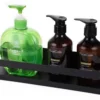Unyqoos® Multifunctioneel Roestvrijstalen Wandrek voor Badkamer en Keuken, 30 cm, Zwart