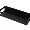 Unyqoos® Multifunctioneel Roestvrijstalen Wandrek voor Badkamer en Keuken, 30 cm, Zwart