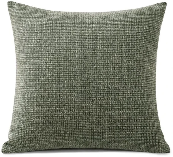Unyqoos® Stijlvolle linnen kussenhoes in grijsgroen voor moderne interieurdecoratie