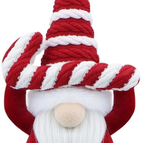 Unyqoos® Handgemaakte kerstdecoratie kabouters met zachte baarden en vlechten