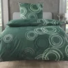P-87213236895512-20260405105940.webp Unyqoos® Stijlvol katoenen beddengoed met cirkelpatroon en ritssluiting 135x200 cm