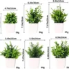 P-87213236897664-20260405140018.webp Unyqoos® Set van zes levensechte mini-kunstplanten met pot voor binnenhuisdecoratie