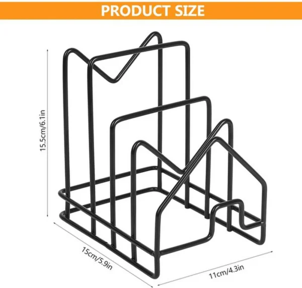 P-87213236924697-20260406100808.webp Unyqoos® Ruimtebesparende keukenorganizer voor snijplanken en pannendeksels