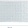 Unyqoos® Transparante antislip badmat met zuignappen voor veilig en comfortabel baden
