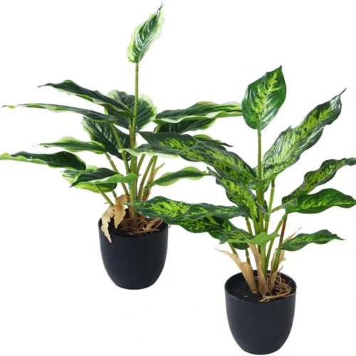 P-87213236936400-20260405140110.webp Unyqoos® Set van twee kunstplanten in pot voor decoratie thuis of op kantoor